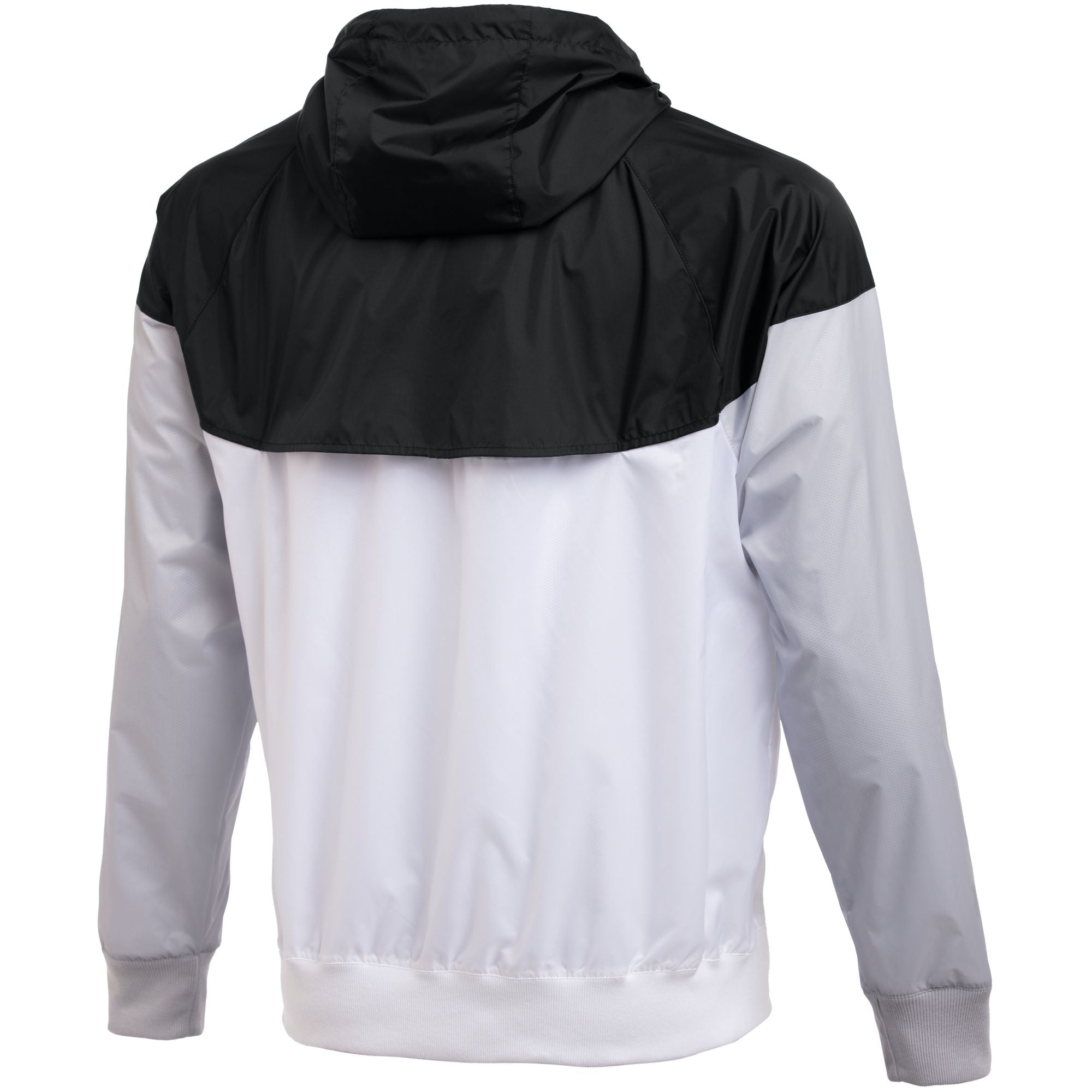 nike windrunner jacket black and white mens