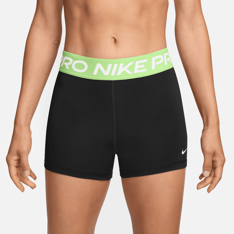 Women's Pro 3" Shorts (035 - Black/Barely Volt/White)