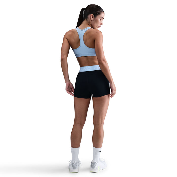 Women's Pro 3" Shorts (038 - Black/Celestine Blue/White)