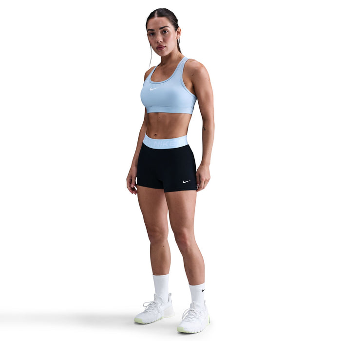 Women's Pro 3" Shorts (038 - Black/Celestine Blue/White)