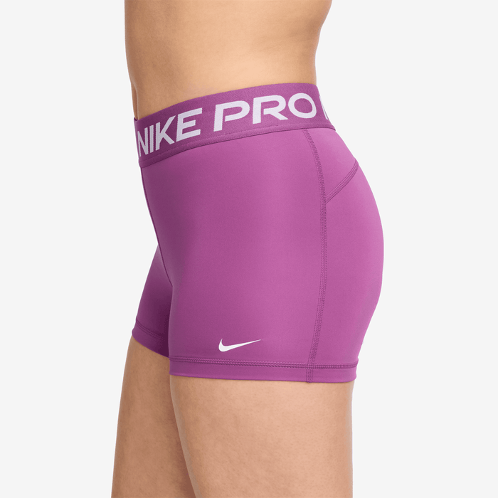 Women's Pro 3" Shorts (518 - Hot Fuchsia/White)