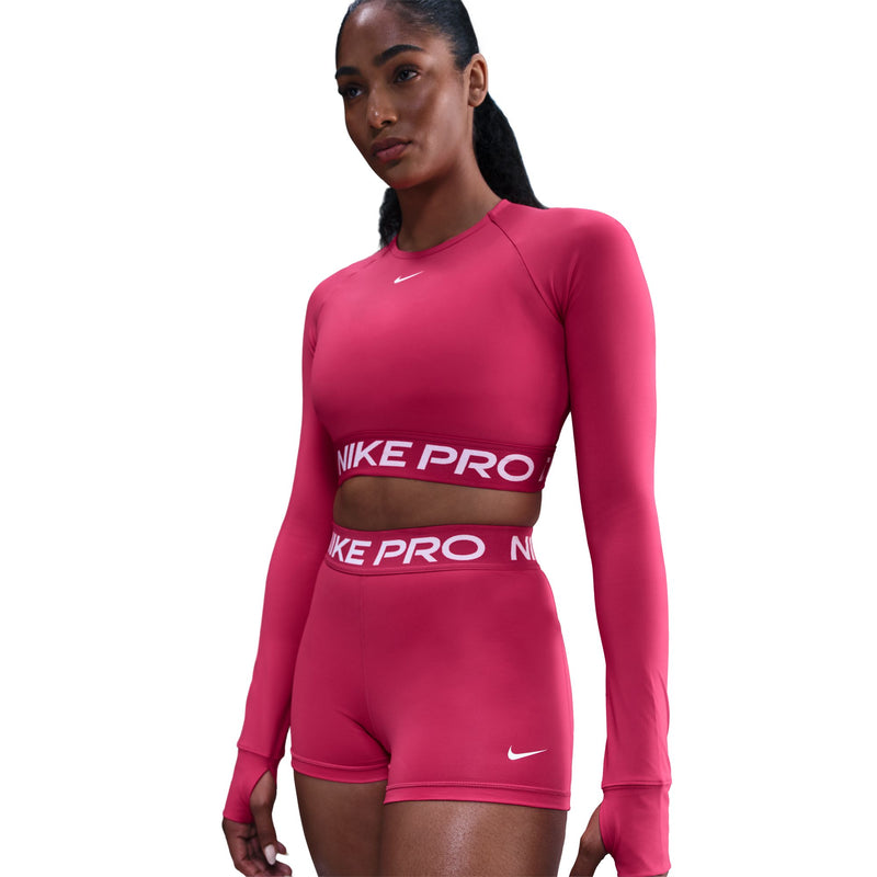 Women's Pro 3" Shorts (666 - Rush Pink/White)