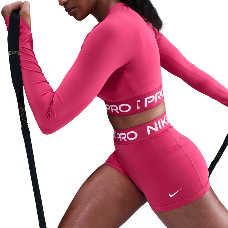 Women's Pro 3" Shorts (666 - Rush Pink/White)