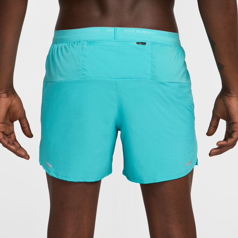 Men's DRI-FIT Stride 5" Shorts (345 - Dusty Cactus/Black/Reflective Silver)