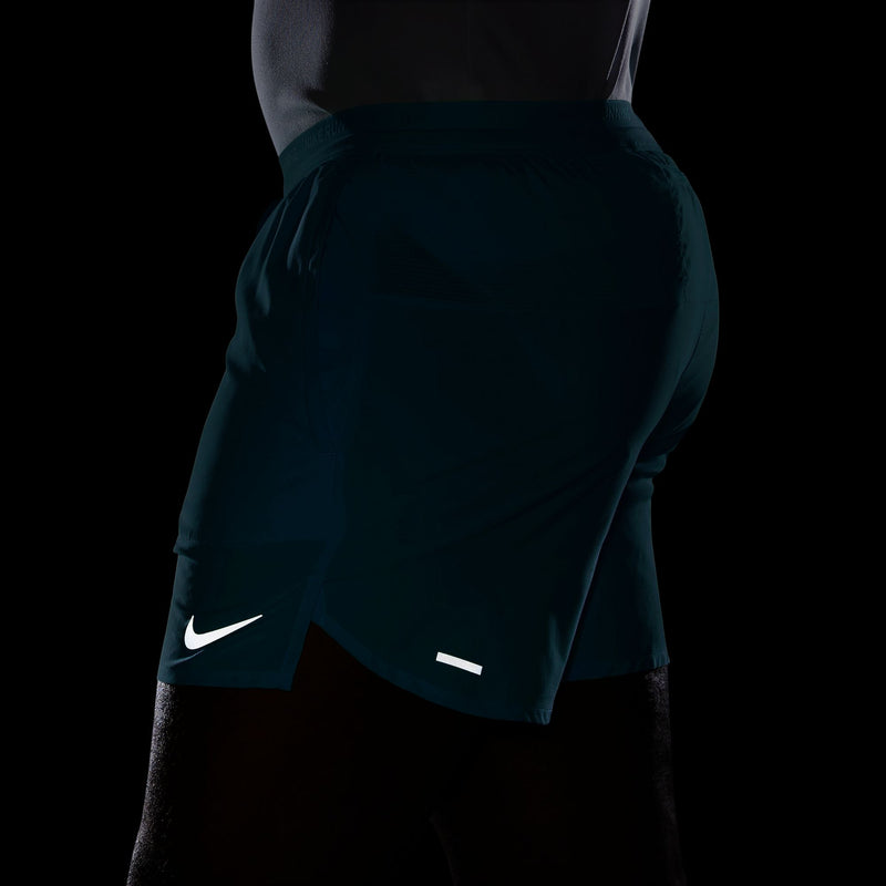 Men's DRI-FIT Stride 5" Shorts (345 - Dusty Cactus/Black/Reflective Silver)