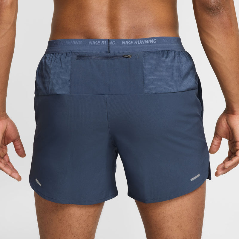 Men's DRI-FIT Stride 5" Shorts (437 - Thunder Blue/Black/Reflective Silver)