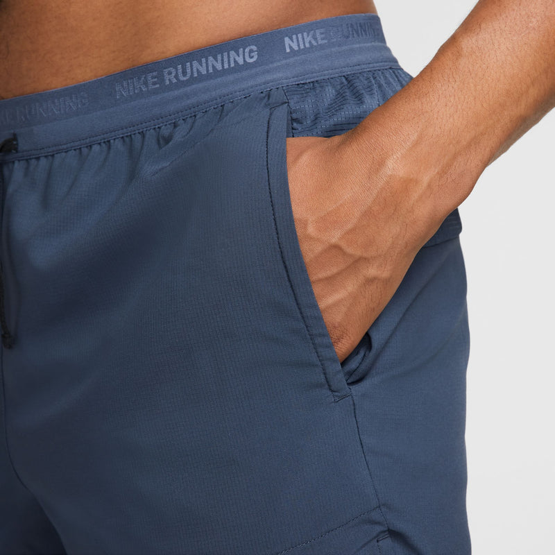Men's DRI-FIT Stride 5" Shorts (437 - Thunder Blue/Black/Reflective Silver)