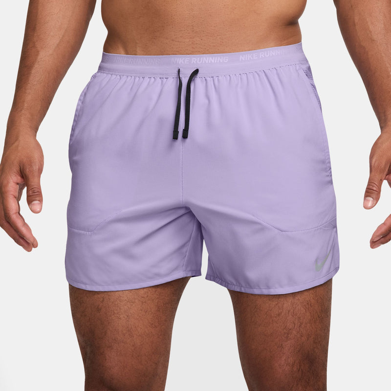 Men's DRI-FIT Stride 5" Shorts (515 - Hydrangeas/Black/Reflective Silver)