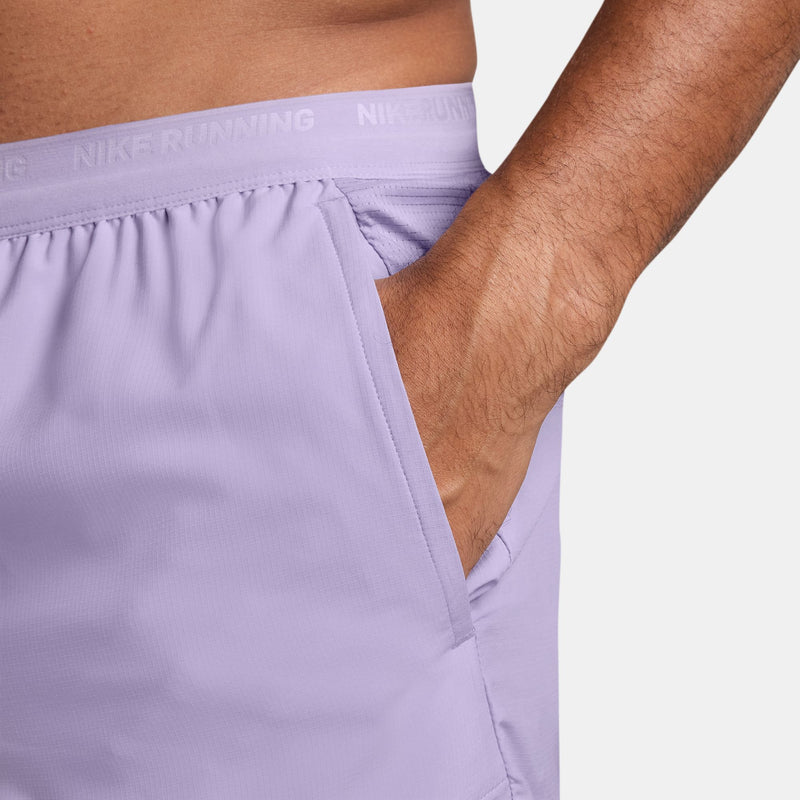 Men's DRI-FIT Stride 5" Shorts (515 - Hydrangeas/Black/Reflective Silver)