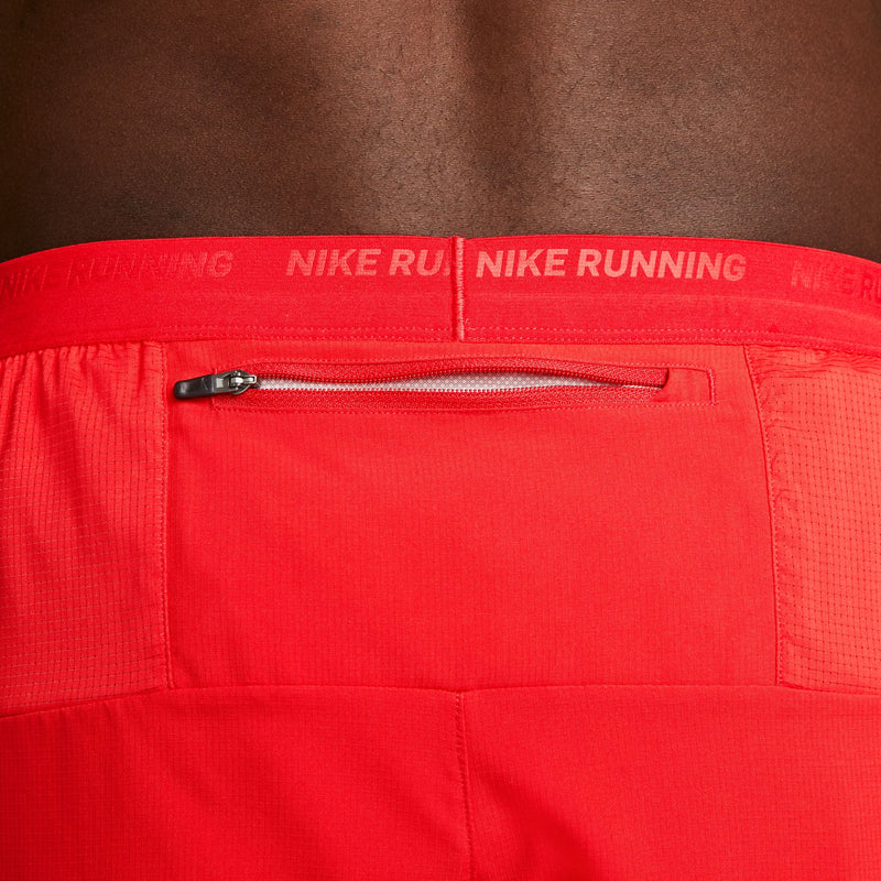 Men's DRI-FIT Stride 5" Shorts (657 - University Red/Black/Reflective Silver)