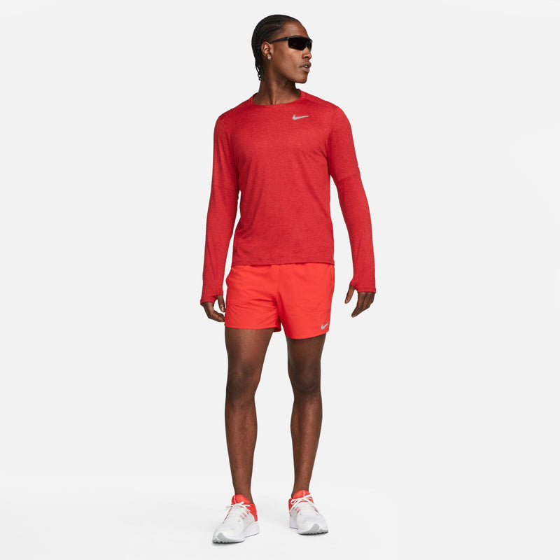 Men's DRI-FIT Stride 5" Shorts (657 - University Red/Black/Reflective Silver)
