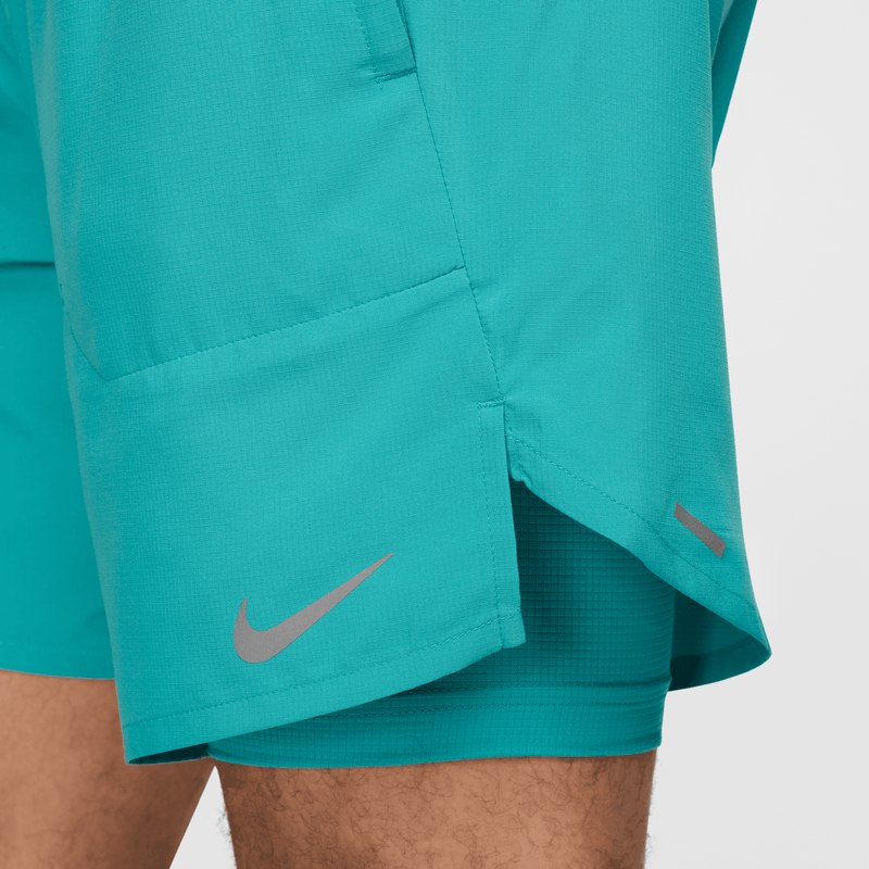 Men's DRI-FIT Stride 7" 2-in-1 Shorts (345 -  Dusty Cactus/Reflective Silver)