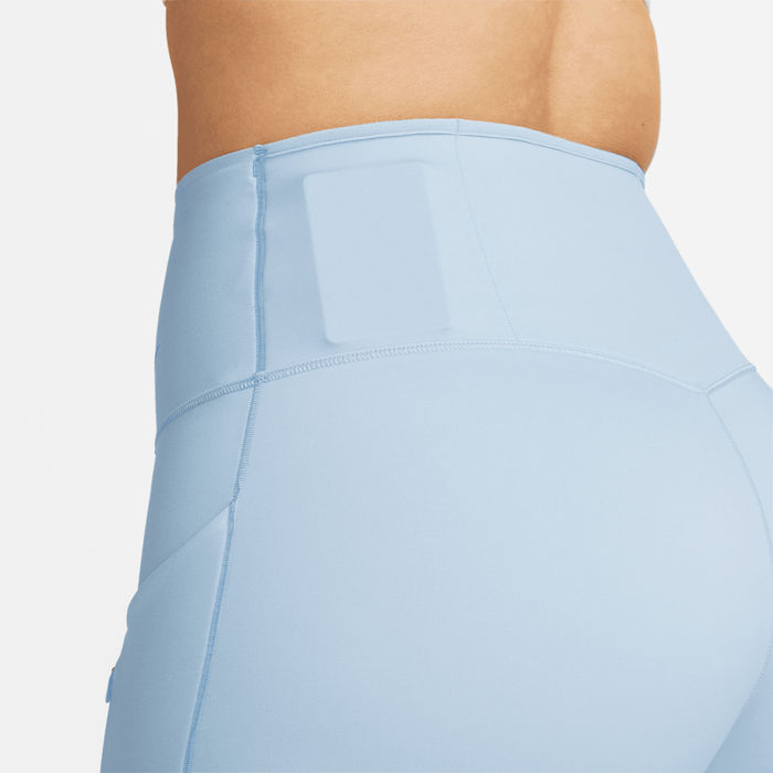 Women’s Go Firm-Support High-Waisted 8” Shorts (441 - Light Armory Blue/Black)