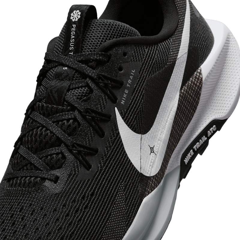 Men’s React Pegasus Trail 5 (001 - Black/White-Anthracite-Wolf Grey)