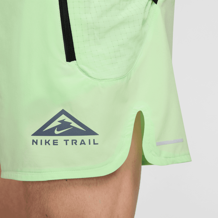 Men's Trail Second Sunrise 5" Brief-Lined Shorts (376 - Vapor Green/Vapor Green/Black)