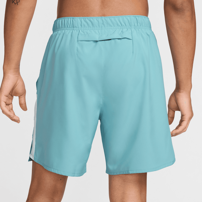 Men's DRI-FIT Challenger 7" Brief-Lined Shorts (464 - Denim Turqoise/Glacier Blue/Reflective Silver)