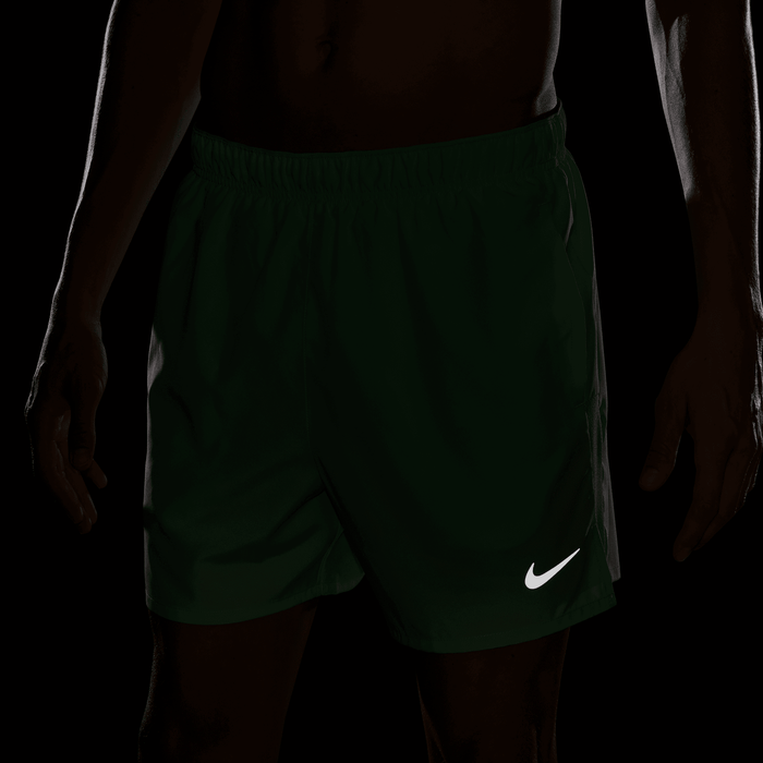 Men's DRI-FIT Challenger 5" Brief-Lined Shorts (376 - Vapor Green/Vapor Green/Reflective Silver)