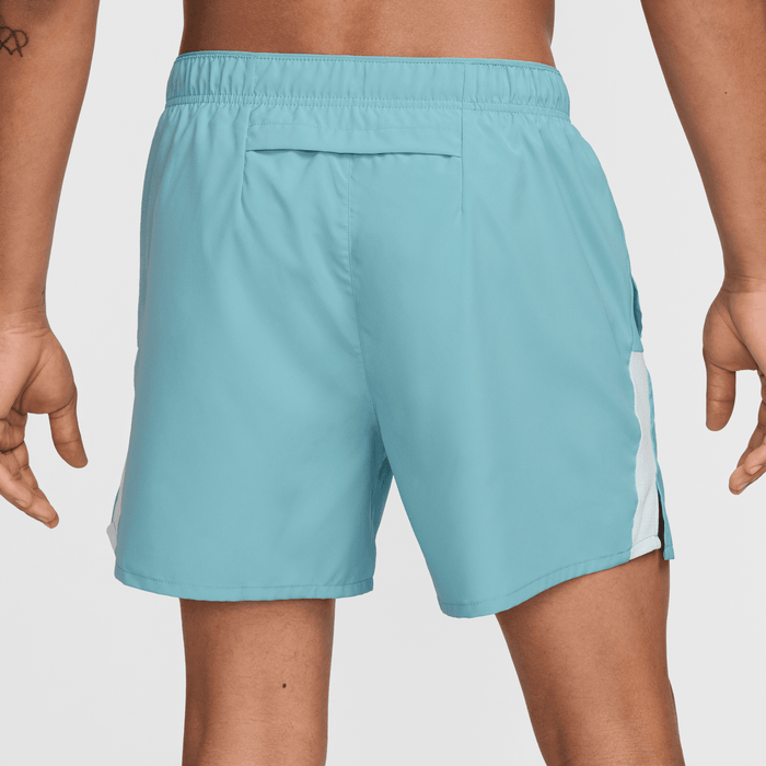 Men's DRI-FIT Challenger 5" Brief-Lined Shorts (464 - Denim Turqoise/Glacier Blue/Reflective Silver)