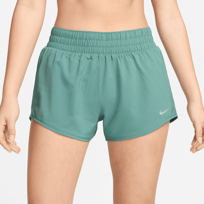 Women's DRI-FIT One Mid-Rise 3" Shorts (361 - Bicoastal/Reflective Silver)