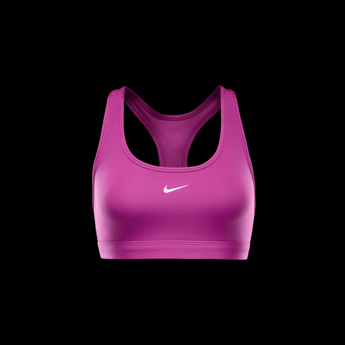 *Nike Swoosh Light Support Sports Bra (518 - Hot Fuchsia/White)