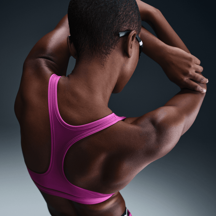 *Nike Swoosh Light Support Sports Bra (518 - Hot Fuchsia/White)