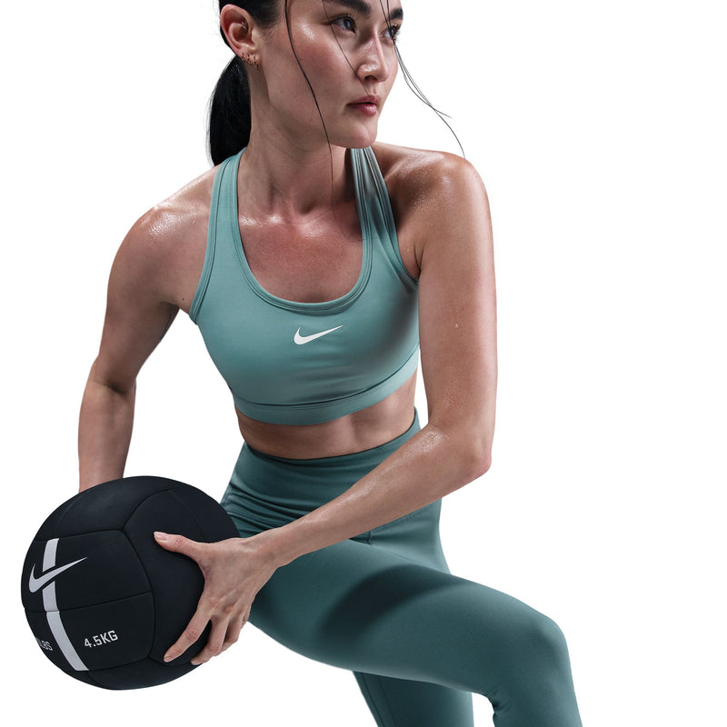 Women’s Swoosh Medium Support Sports Bra (017 - Cannon/White)