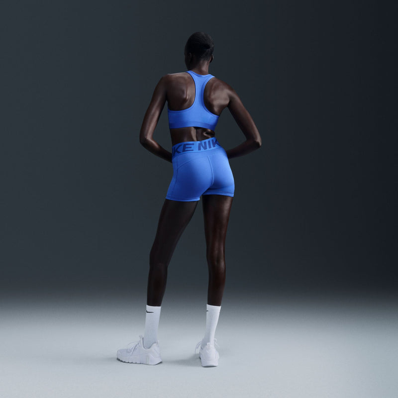 Women’s Swoosh Medium Support Sports Bra (405 - Hyper Royal/White)