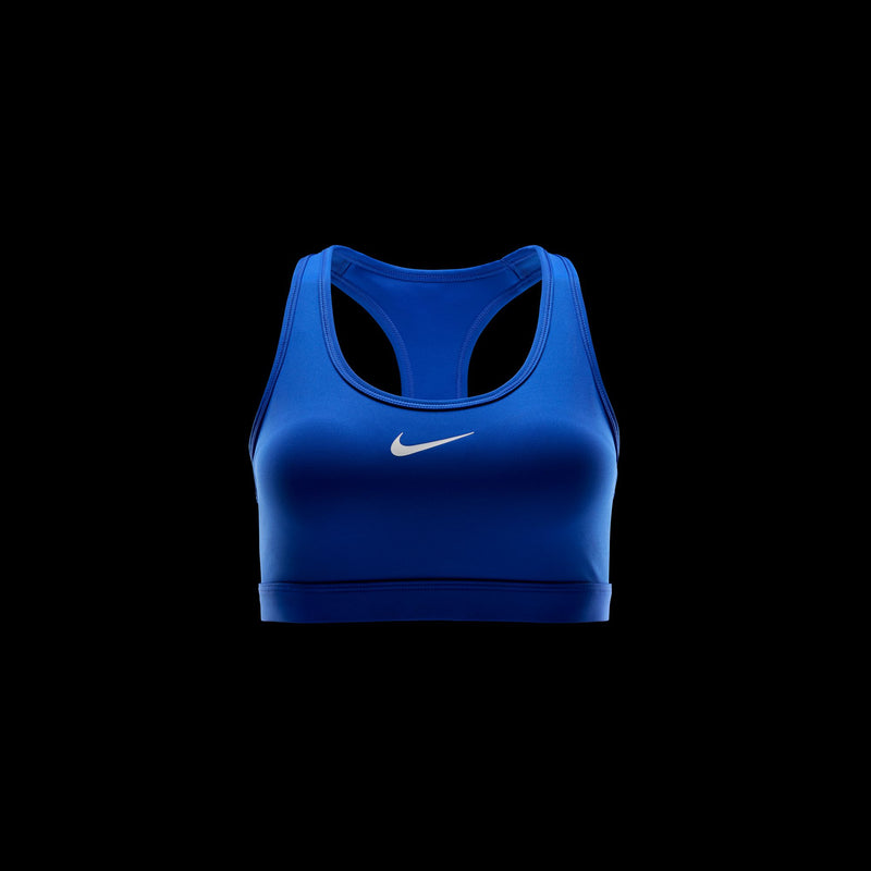 Women’s Swoosh Medium Support Sports Bra (405 - Hyper Royal/White)
