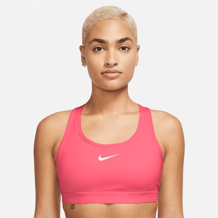 Women’s Swoosh Medium Support Sports Bra (629 - Aster Pink/White)