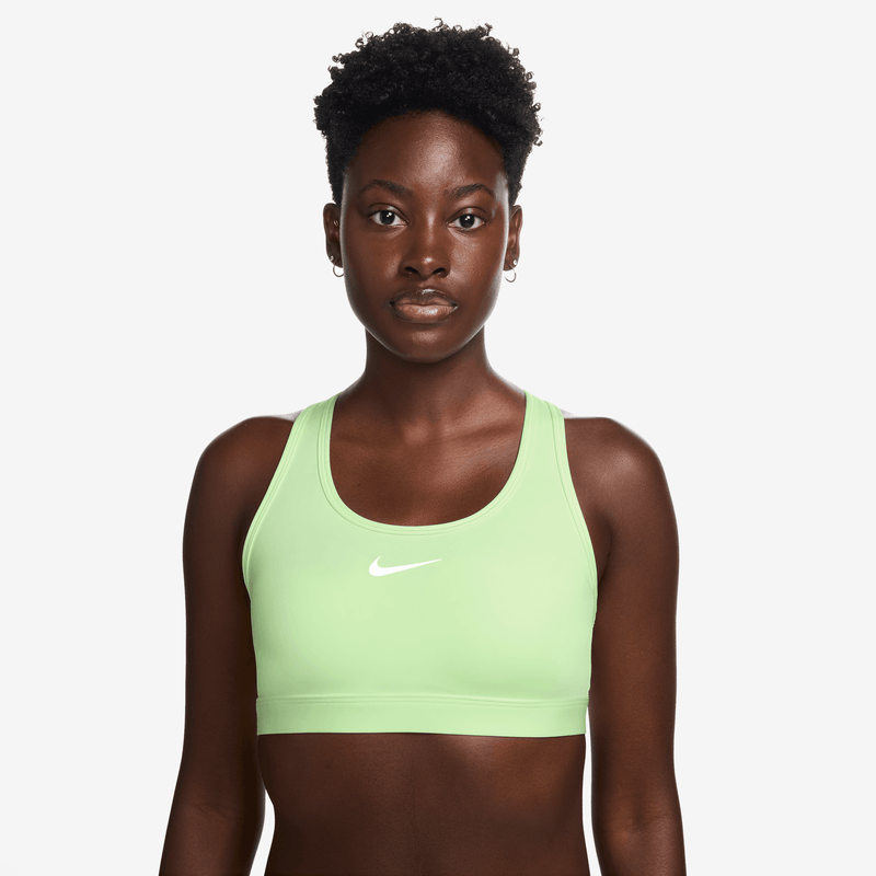 Women’s Swoosh Medium Support Sports Bra (701 - Barely Volt/White)