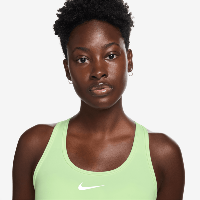 Women’s Swoosh Medium Support Sports Bra (701 - Barely Volt/White)