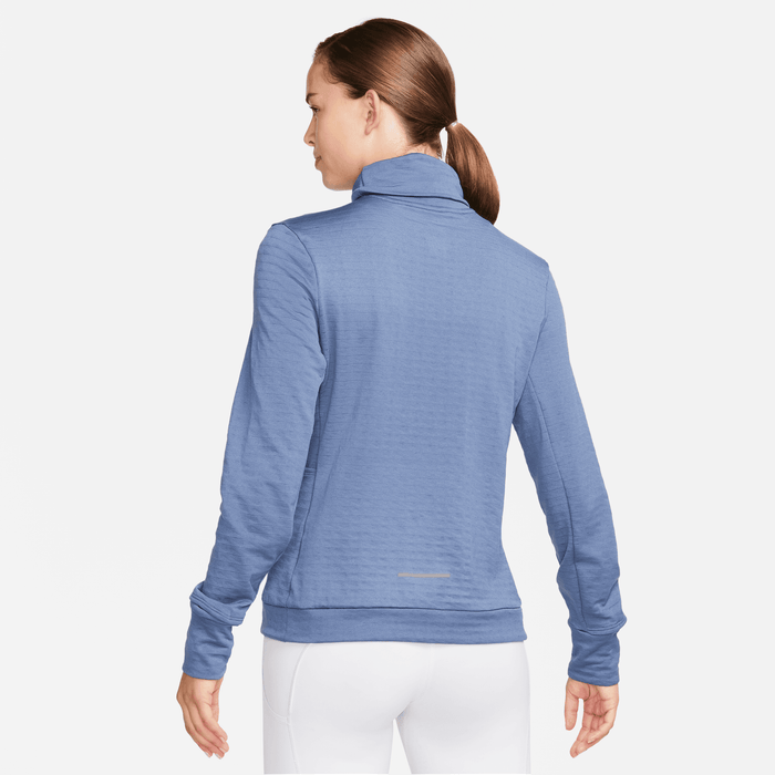 Women's Therma-FIT Element Swift Turtleneck Running Top (491 - Diffused Blue/Reflective Silver)