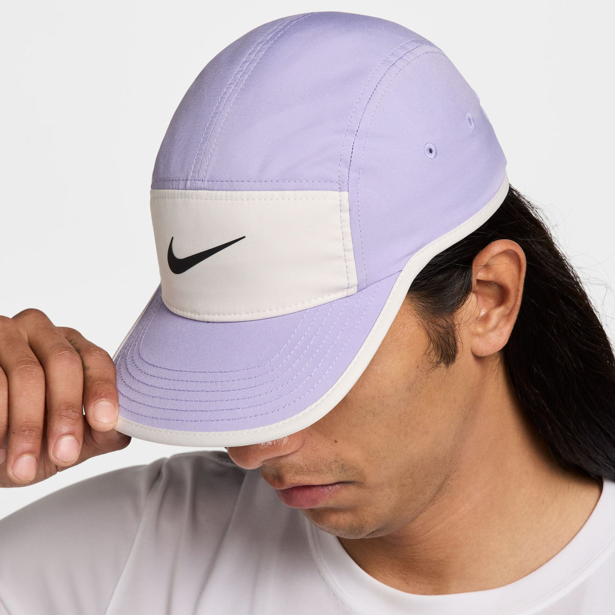 Unisex DRI-Fit Fly Unstructured Swoosh Cap (533 Lilac Ice/Phantom/Black)