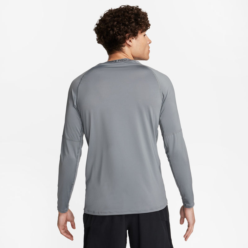 Men's Dri-FIT Slim Long-Sleeve Fitness Top (084 - Smoke Grey/Black)