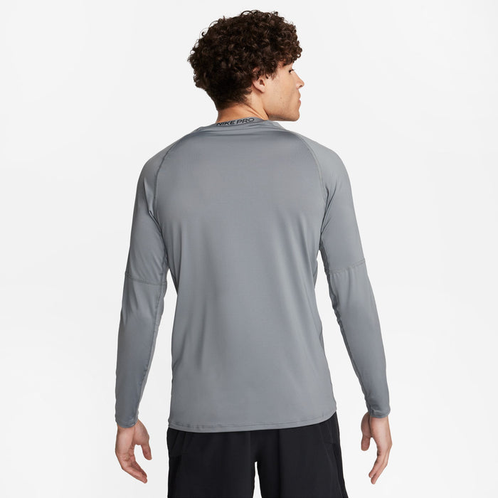 Men's Dri-FIT Slim Long-Sleeve Fitness Top (084 - Smoke Grey/Black)