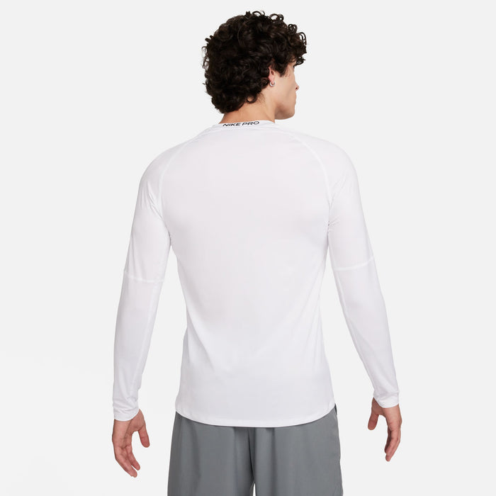 Men's Dri-FIT Slim Long-Sleeve Fitness Top (100 - White/Black)