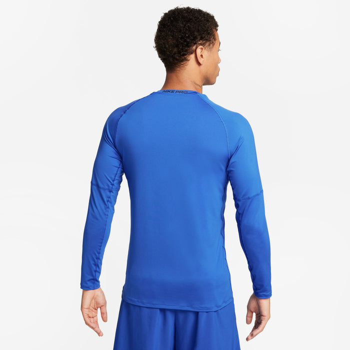 Men's Dri-FIT Slim Long-Sleeve Fitness Top (480 - Game Royal/Black)