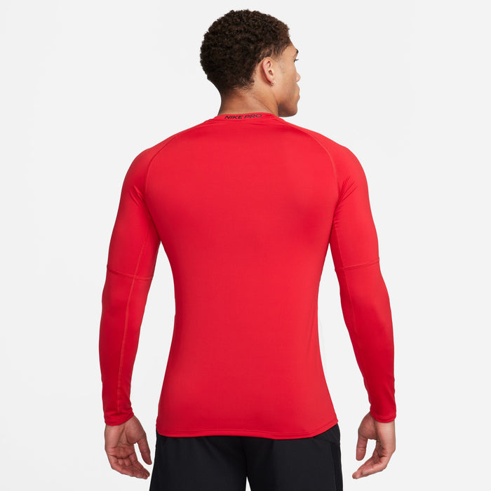 Men's Dri-FIT Slim Long-Sleeve Fitness Top (657 - University Red/Black)