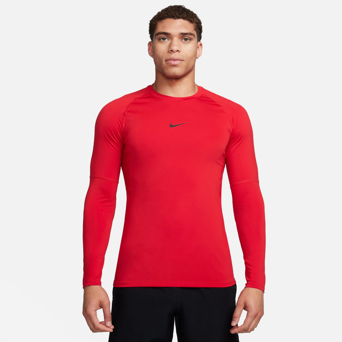 Men's Dri-FIT Slim Long-Sleeve Fitness Top (657 - University Red/Black)