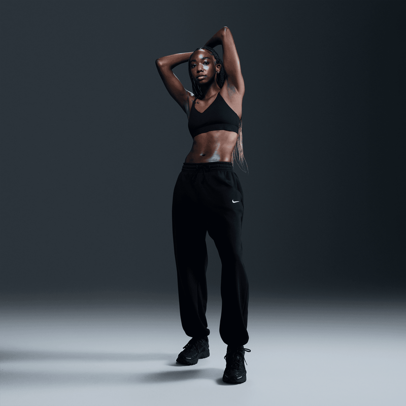 Women's Indy Light Support Padded Adjustable Sports Bra (010 - Black/Black)