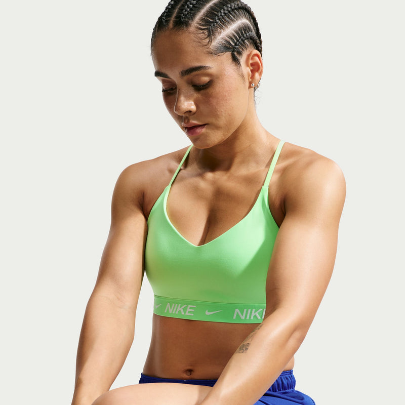 Women's Indy Light Support Padded Adjustable Sports Bra (336 - Illusion Green)