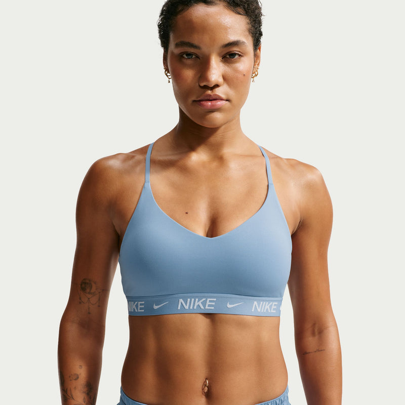 Women's Indy Light Support Padded Adjustable Sports Bra (486 - Work Blue)