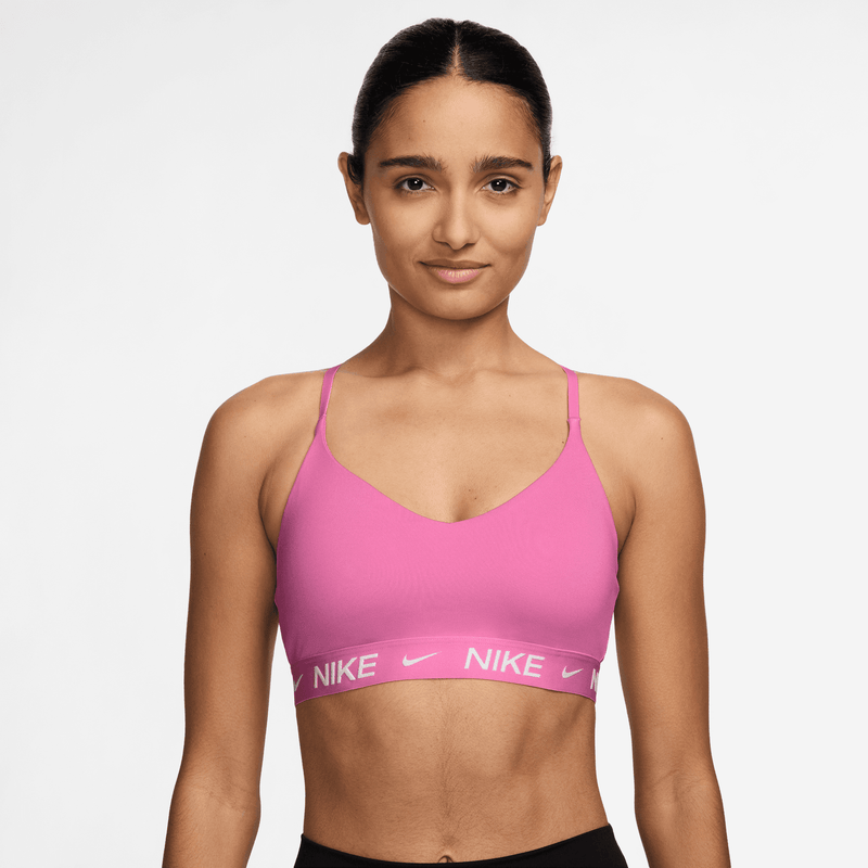 Women's Indy Light Support Padded Adjustable Sports Bra (675 - Playful Pink)