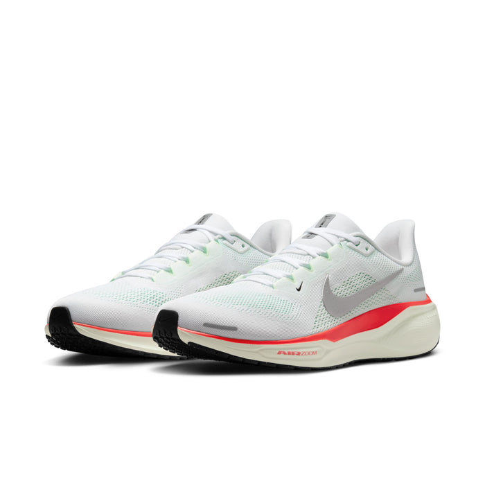 Men's Pegasus 41 (115 - White/Metallic Silver-Barely Green)