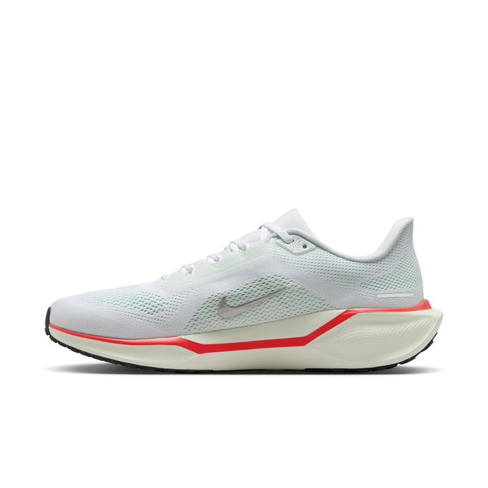 Men's Pegasus 41 (115 - White/Metallic Silver-Barely Green)