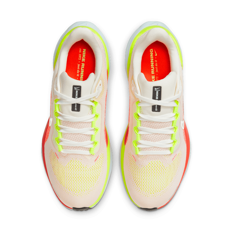 Women's Pegasus 41 WIDE (100 - Summit White/Chrome-Bright Crimson)