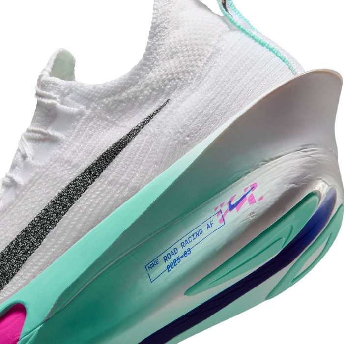 Men's Alphafly 3 (104 - White/Black-Hyper Turqoise-Concord)
