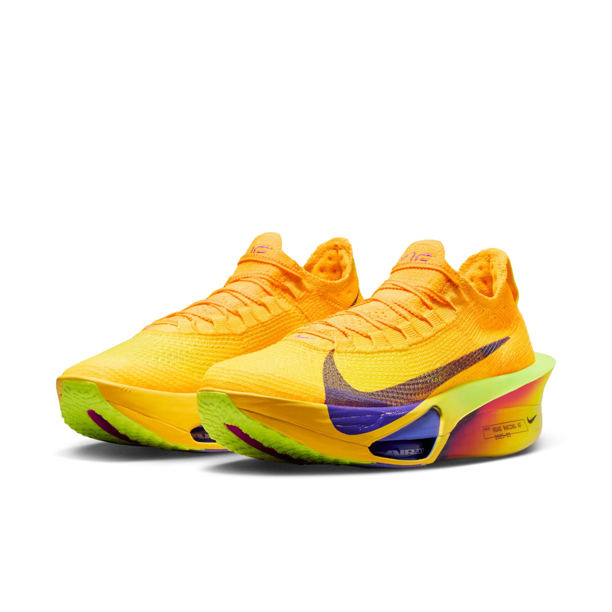 Men's Alphafly 3 (800 - Laser Orange/Indigo Burst-Citron Pulse