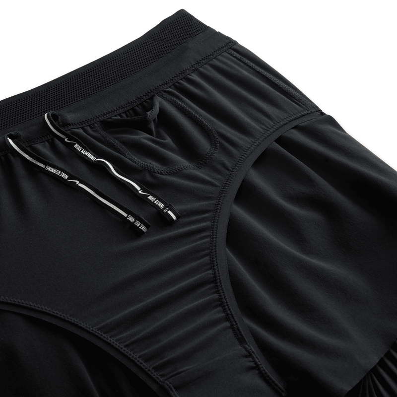 Women's DRI-FIT ADV Aeroswift Mid-Rise Brief-Lined 3" Running Shorts (010 - Black/White)