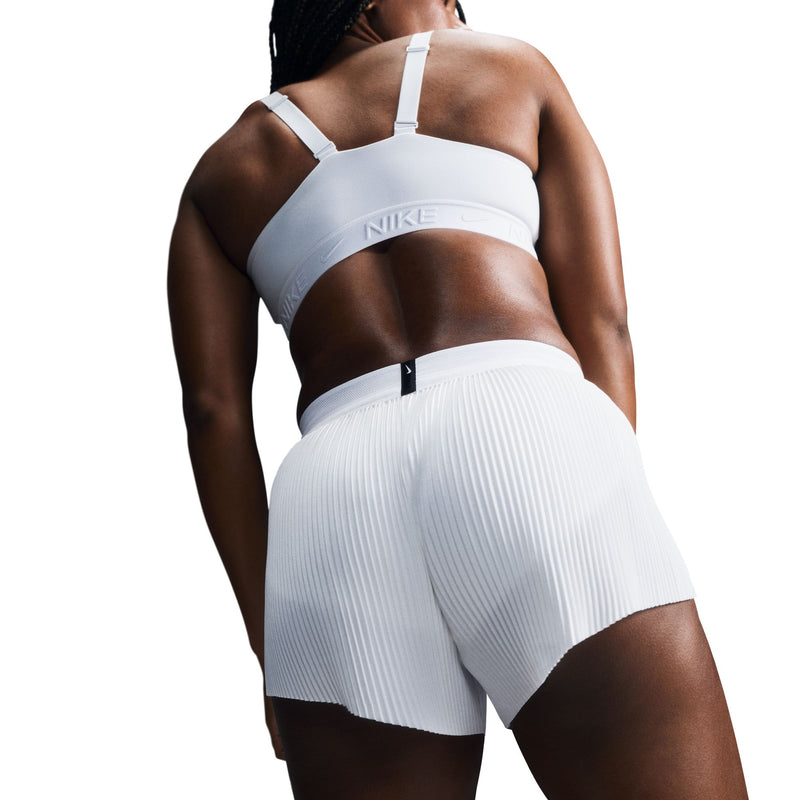 Women's DRI-FIT ADV Aeroswift Mid-Rise Brief-Lined 3" Running Shorts (100 - White/Black)